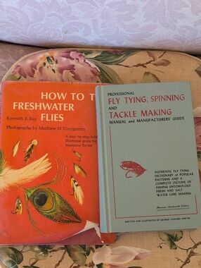 2 Books On making Fishing Flies Lures